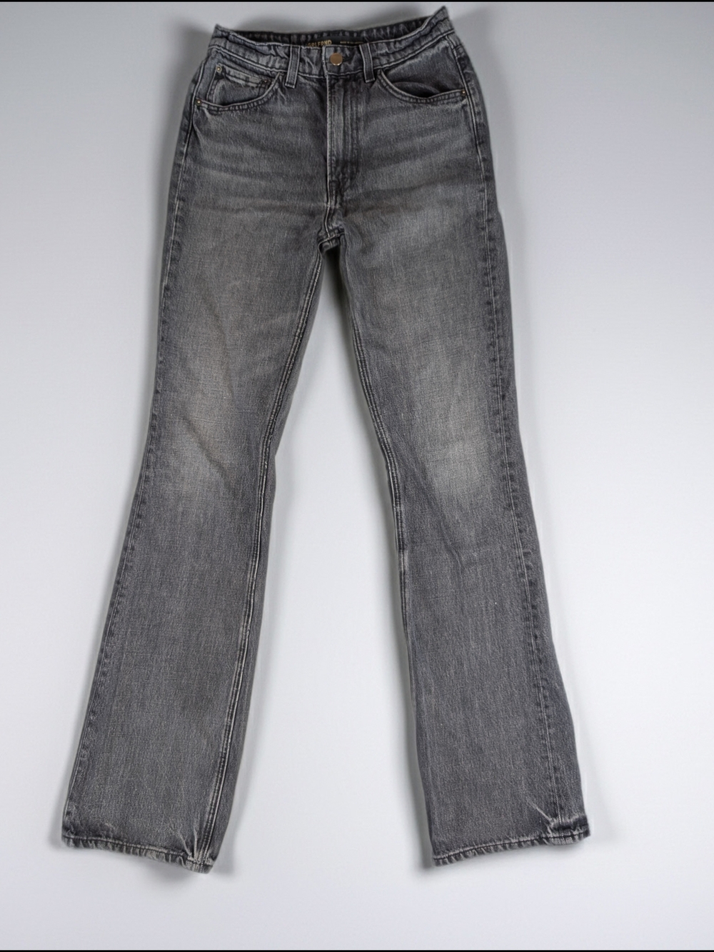 GRLFRND The Melanie Jeans Women's 24‎ Black Wash High Rise Bootcut